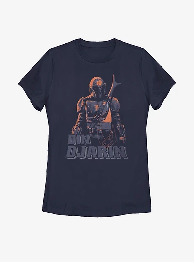 Star Wars The Mandalorian Din Djarin Womens T-Shirt