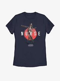 Star Wars The Mandalorian Child Nanny Droid Womens T-Shirt