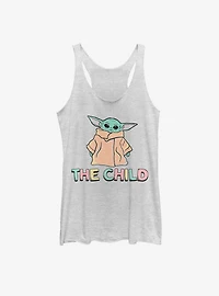 Star Wars The Mandalorian Child Pastel Womens Tank Top