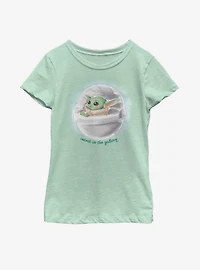 Star Wars The Mandalorian Child Inked Cute Youth Girls T-Shirt