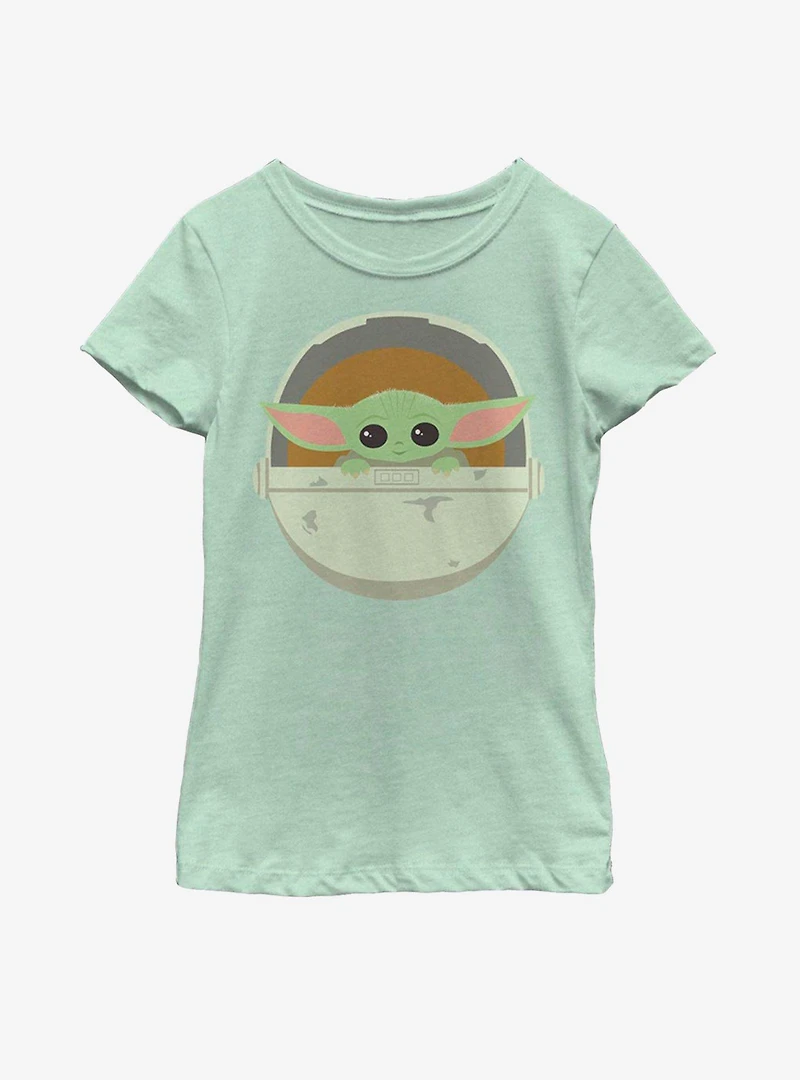 Star Wars The Mandalorian Child Simple Carriage Youth Girls T-Shirt