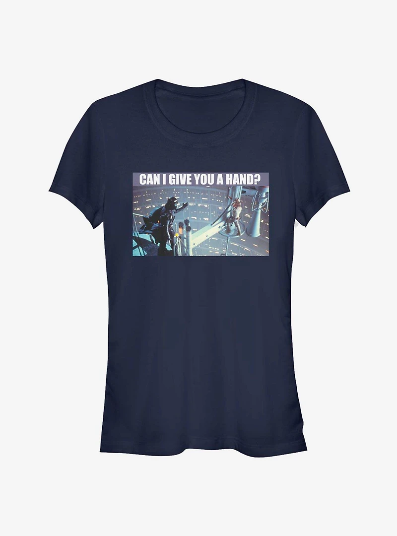 Star Wars Can I Give You A Hand Girls T-Shirt