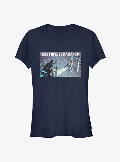 Star Wars Can I Give You A Hand Girls T-Shirt
