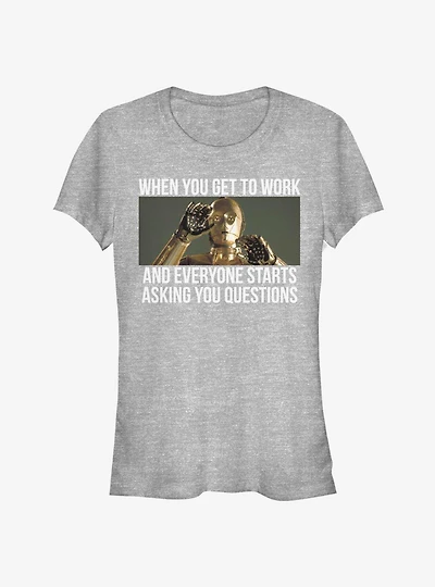 Star Wars Overwhelming Work Girls T-Shirt