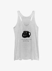 Star Wars Coffee On The Dark Side Girls Tank