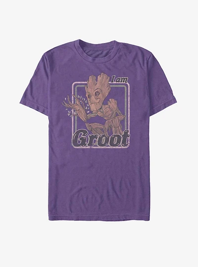 Marvel Guardians Of The Galaxy Vintage I Am Groot T-Shirt