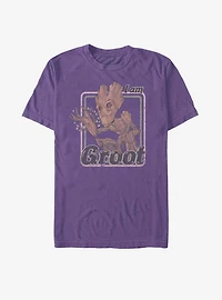 Marvel Guardians Of The Galaxy Vintage I Am Groot T-Shirt
