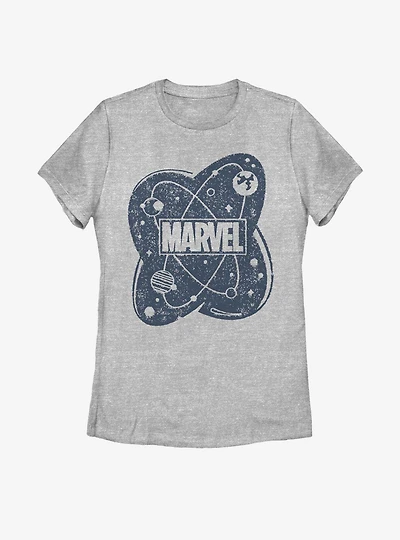 Marvel Atom Logo Womens T-Shirt