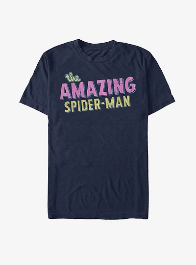 Marvel The Amazing Spider-Man Retro Logo T-Shirt