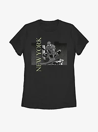 Marvel Spider-Man New York Night Womens T-Shirt