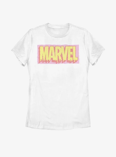Marvel Logo Drip Womens T-Shirt