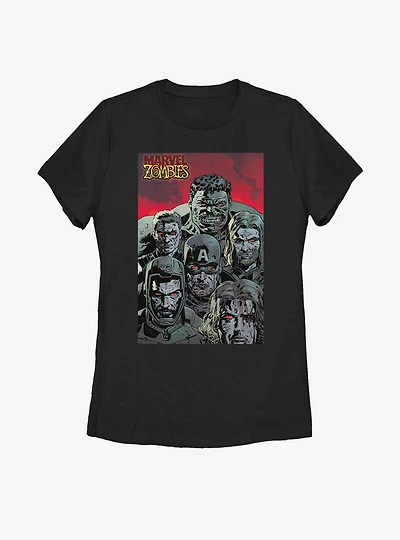 Marvel Zombies Zombie Groupshot Womens T-Shirt