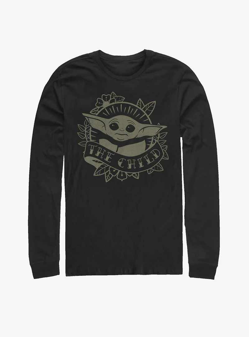 Star Wars The Mandalorian Child Banner Long-Sleeve T-Shirt