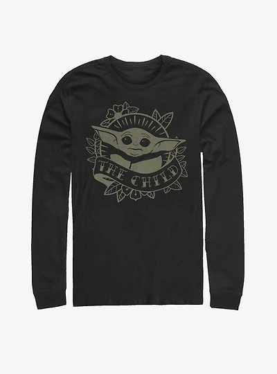 Star Wars The Mandalorian Child Banner Long-Sleeve T-Shirt