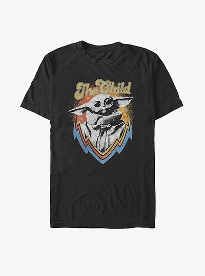 Star Wars The Mandalorian Child Retro T-Shirt