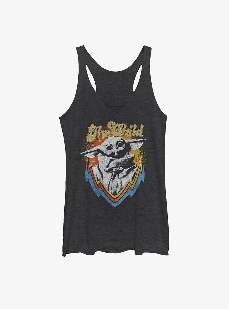 Star Wars The Mandalorian Child Retro Womens Tank Top