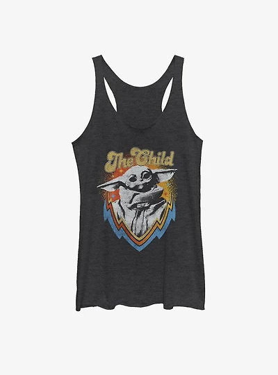 Star Wars The Mandalorian Child Retro Womens Tank Top