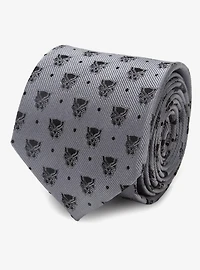 Marvel Black Panther Gray Dot Tie