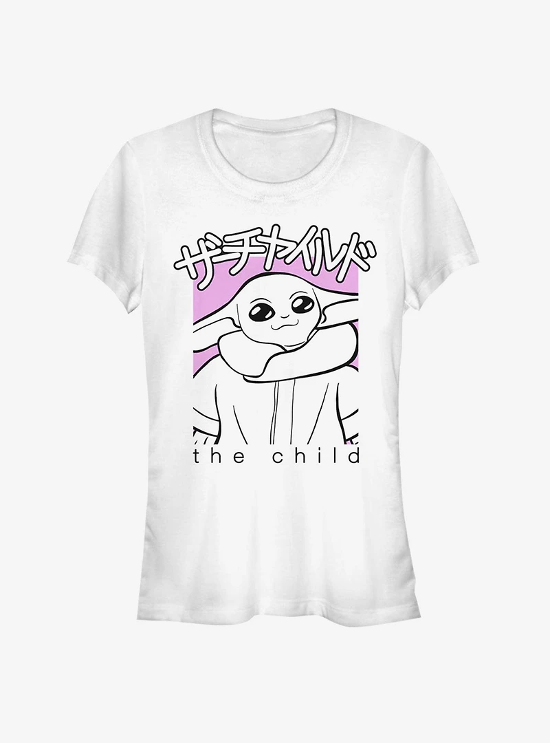 Star Wars The Mandalorian Child Kawaii Girls T-Shirt