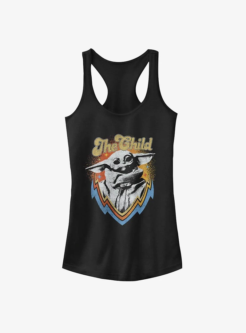 Star Wars The Mandalorian Child Retro Girls Tank