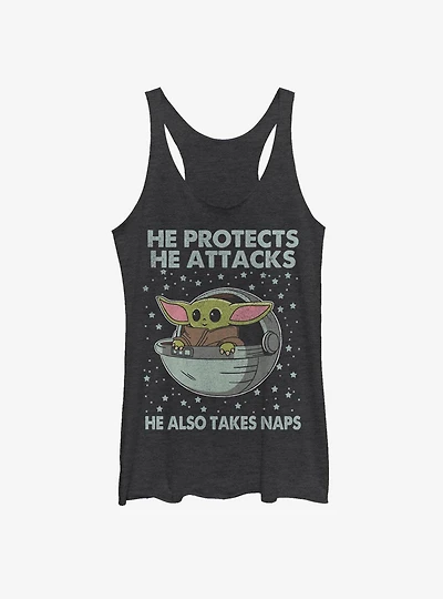 Star Wars The Mandalorian The Child Naps Girls Tank