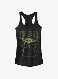 Star Wars The Mandalorian Child Starry Night Girls Tank
