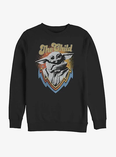 Star Wars The Mandalorian The Child Retro Crew Sweatshirt