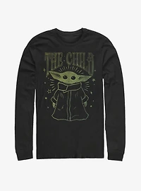 Star Wars The Mandalorian Child Starry Night Long-Sleeve T-Shirt