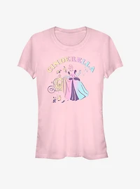 Disney Cinderellaella Classic Cinderella Doodle Girls T-Shirt