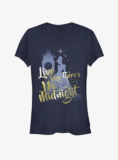 Disney Cinderella Classic Live Like There's No Midnight Girls T-Shirt