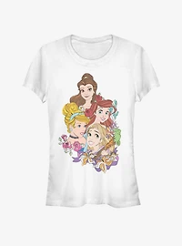 Disney Princess Classic Portrait Vignette Girls T-Shirt