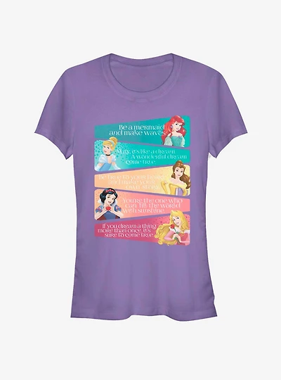 Disney Princess Classic Princess Adjectives Girls T-Shirt