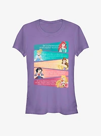 Disney Princess Classic Princess Adjectives Girls T-Shirt