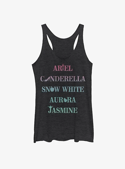 Disney Princess Classic Princess Icons Girls Tank