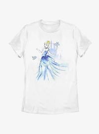 Disney Cinderella Watercolor Womens T-Shirt