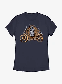 Disney Cinderella Pumpkin Script Womens T-Shirt