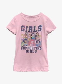 Disney Princesses Girls Supporting Youth T-Shirt