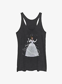 Disney Cinderella Transformation Womens Tank Top