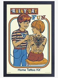 Rainy Day Fun Framed Print By Steven Rhodes