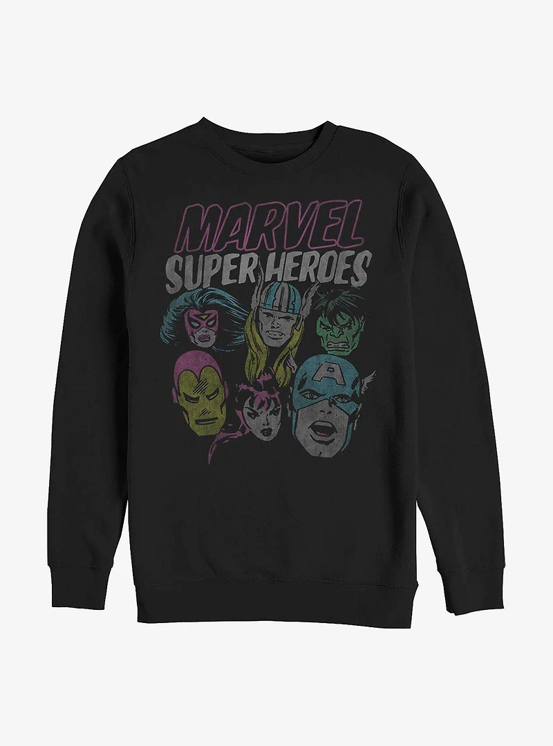 Marvel Avengers Grunge Heroes Sweatshirt