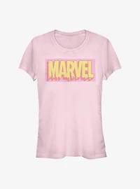 Marvel Logo Drip Girls T-Shirt
