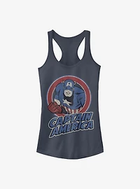 Marvel Captain America Thrifted Girls Tank