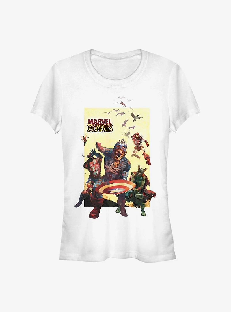 Marvel Zombies Action Panel Girls T-Shirt