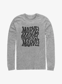 Marvel Shatter Logo Long-Sleeve T-Shirt