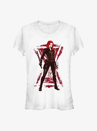 Marvel Black Widow Girls T-Shirt Standing