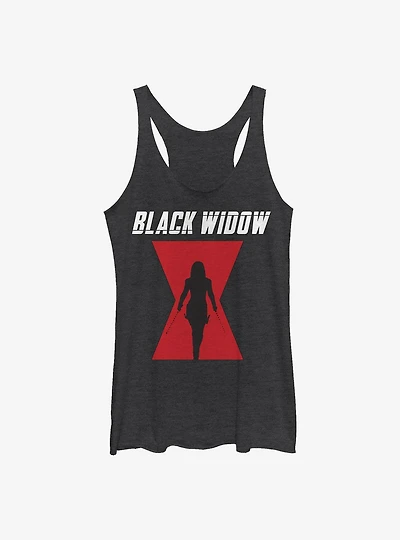 Marvel Black Widow Logo Girls Tank