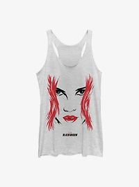Marvel Black Widow Face Girls Tank