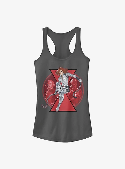 Marvel Black Widow Widow Team Girls Tank