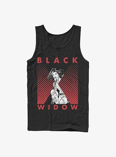 Marvel Black Widow Halftone Tank