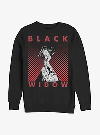 Marvel Black Widow Tonal Icon Sweatshirt